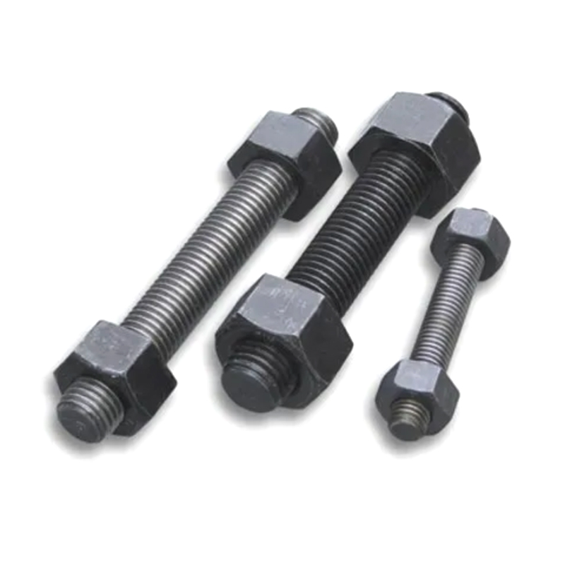 گل میخ های کاملا رزوه ای با روکش آبی PTFE درجه 8.8 فولاد کربنی M16*300
