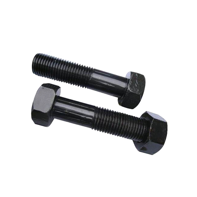 پیچ و مهره اکسید مشکی فولاد آلیاژی M10*100 سر شش گوش خارجی