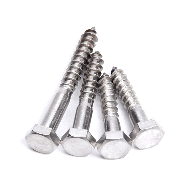 پیچ های چوبی سر شش گوش ST5*25 SS316 برای نجاری پیچ های چوبی سر شش گوش ST5*25 SS316 برای نجاری