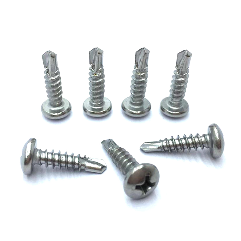 پیچ های خود حفاری سر متقاطع ساده DIN 7504K SS304