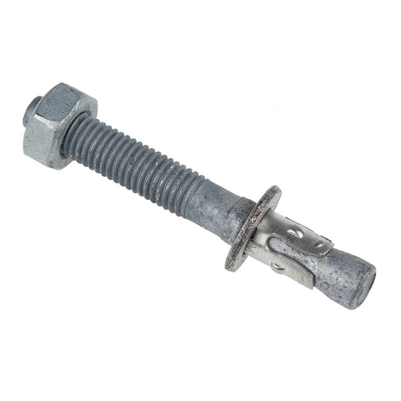 پیچ لنگر گالوانیزه گرم فولاد کربنی ASTM F1554