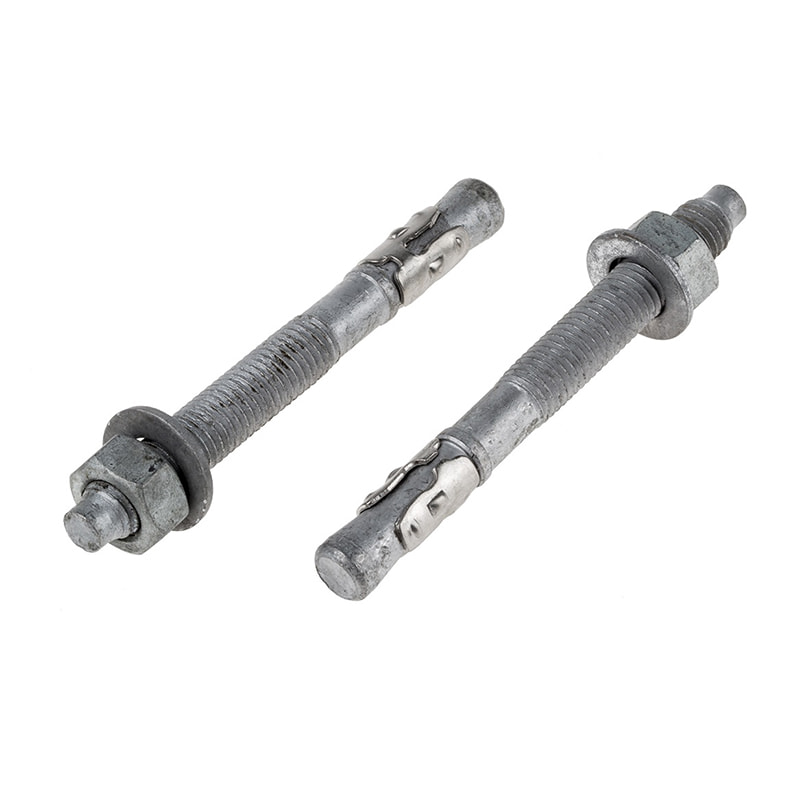پیچ لنگر گالوانیزه گرم فولاد کربنی ASTM F1554