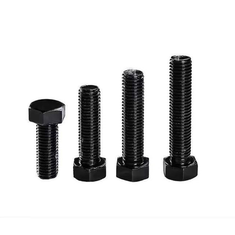 پیچ شش ضلعی SS304 A2-70 اکسید سیاه کامل DIN 933